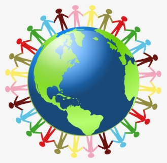 Holding Hands Around The World Clip Art At Clker, HD Png Download, Transparent PNG