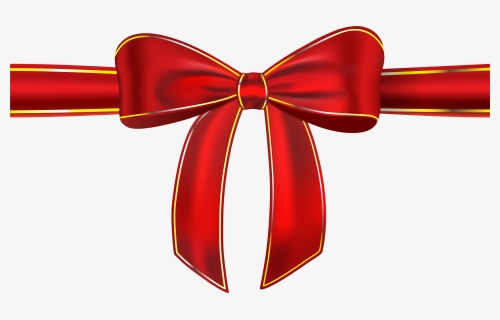 Red Ribbon With Bow Png Clipart Picture, Transparent Png, Transparent PNG