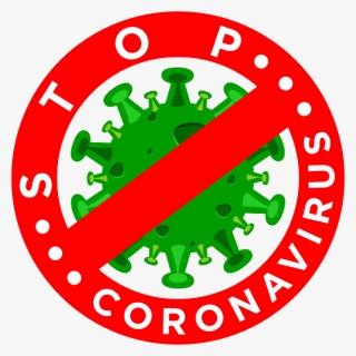 Stop Coronavirus Sign Png Free Download, Transparent Png, Transparent PNG