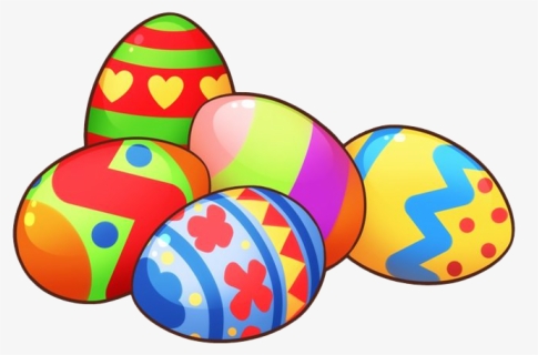 Colorful Easter Eggs Png Image, Transparent Png, Transparent PNG