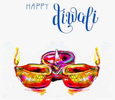 Transparent Diwali Festival Cartoon Cup Tableware For, HD Png Download, Transparent PNG