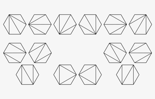 Catalan Hexagons Example, HD Png Download, Transparent PNG