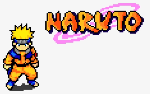 Naruto Pixel Art, HD Png Download, Transparent PNG