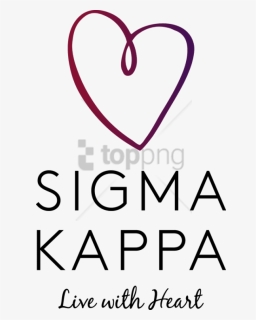 Free Png Sigma Kappa Live With Heart Png Image With, Transparent Png, Transparent PNG