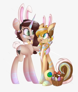 M-miamo, Basket, Bunny Ears, Earth Pony, Easter, Easter, HD Png Download, Transparent PNG