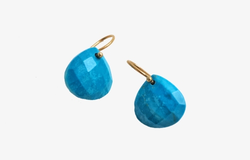 Turquoise Teardrop Earrings , Png Download, Transparent Png, Transparent PNG