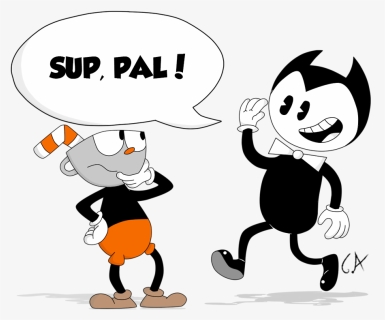 Cuphead Meet Another Classic Being Who Tries To Try, HD Png Download, Transparent PNG