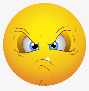 Angry Emoji Png Image File, Transparent Png, Transparent PNG