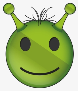 Alien Face Emoji Png File, Transparent Png, Transparent PNG