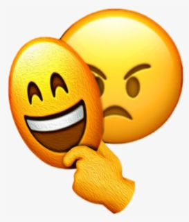#angry #happy #iphone #emoji, HD Png Download, Transparent PNG
