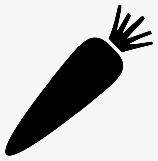 Png Black And White Stock Carrot Svg, Transparent Png, Transparent PNG