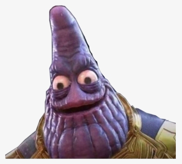 #thanos #patrick #endgame #freetoedit, HD Png Download, Transparent PNG