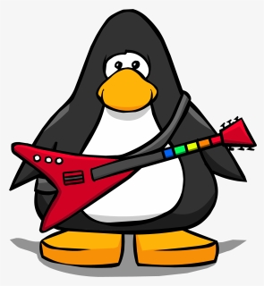 Penguin Hero Guitar, HD Png Download, Transparent PNG