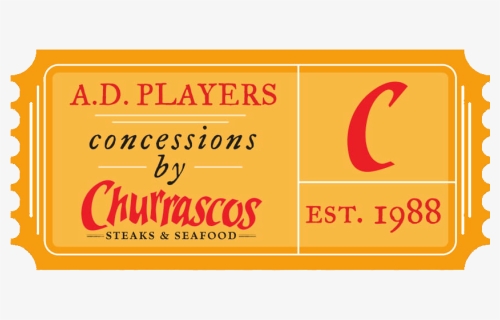 Churrascos-adplayers Concession Ticket, HD Png Download, Transparent PNG