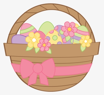 Basket Egg Easter Bunny Png File Hd Clipart, Transparent Png, Transparent PNG