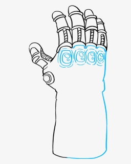 How To Draw The Infinity Gauntlet From The Avengers, HD Png Download, Transparent PNG
