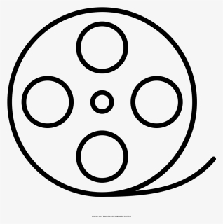 Film Reel Coloring Page, HD Png Download, Transparent PNG