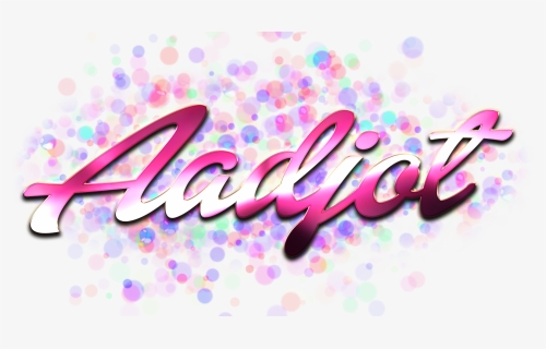 Aadjot Name Logo Bokeh Png, Transparent Png, Transparent PNG