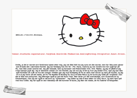 Hello-kitty Hello Kitty Image By Fagereng90, HD Png Download, Transparent PNG