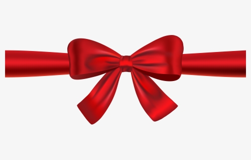 Red Ribbon And Bow , Png Download, Transparent Png, Transparent PNG