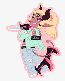 Wicked Demon Sticker, HD Png Download, Transparent PNG