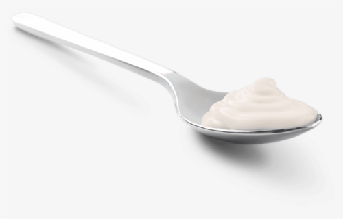 Spoon With Curd Png, Transparent Png, Transparent PNG