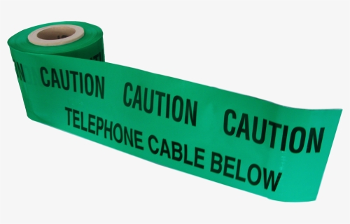 Caution Telephone Cable Below Tape 365m X 150mm, HD Png Download, Transparent PNG