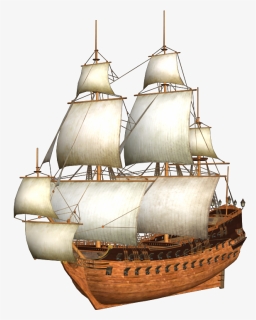 Cartoon Pirate Ship Png, Transparent Png, Transparent PNG