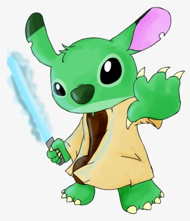 Yoda Stitch By Leniproduction, HD Png Download, Transparent PNG