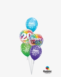 20th Bday Confetti Dots Classic At London Helium Balloons, HD Png Download, Transparent PNG