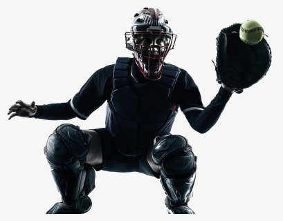 Softball Catcher Png, Transparent Png, Transparent PNG