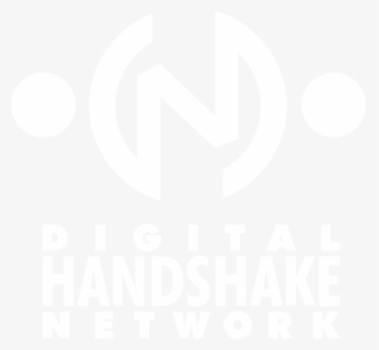Digital Handshake Network Logo Black And White, HD Png Download, Transparent PNG