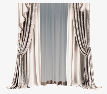 Gray Curtain Png Element, Transparent Png, Transparent PNG