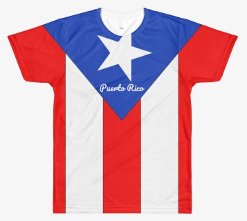 Puerto Rico Flag All Over Printed T Shirt, HD Png Download, Transparent PNG