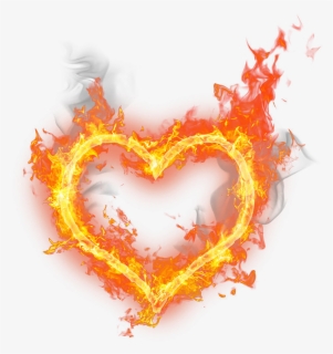 #corazon #fuego #amor #heart #fire #love, HD Png Download, Transparent PNG