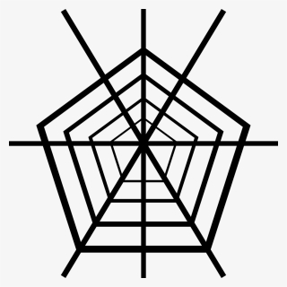 Pentagon Spider Web, HD Png Download, Transparent PNG