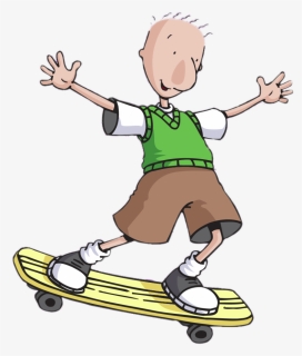 Doug On His Skateboard, HD Png Download, Transparent PNG
