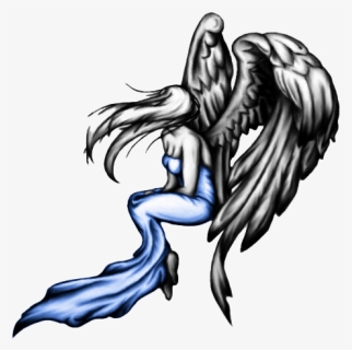 Angel Tattoos Png Free Pic, Transparent Png, Transparent PNG