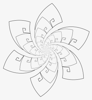 Flower Golden Ratio Design Clipart , Png Download, Transparent Png, Transparent PNG
