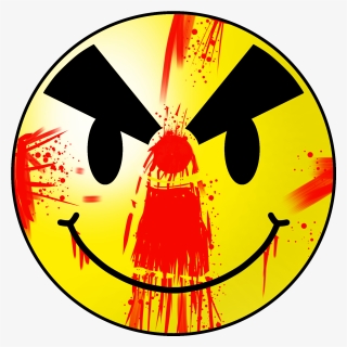 Smiley Face Nuke Symbol Blood, HD Png Download, Transparent PNG