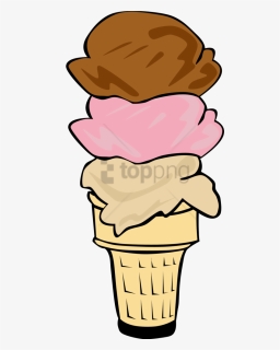 Free Png Food And Drink- Ice Cream Cone Png Image With, Transparent Png, Transparent PNG