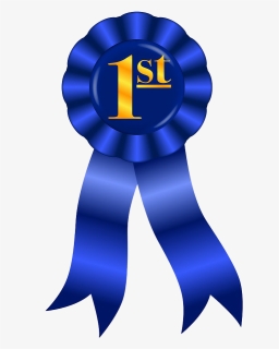Blue Ribbon First Place Png Free Download, Transparent Png, Transparent PNG