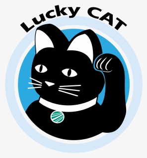 Lucky Cat Logo, HD Png Download, Transparent PNG