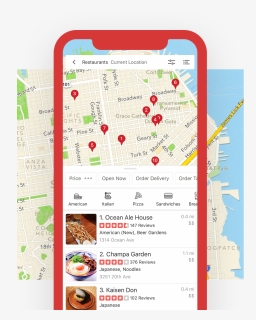 Yelp Mobile App, HD Png Download, Transparent PNG