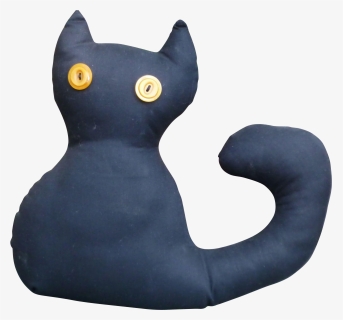 Stuffed Black Cat, HD Png Download, Transparent PNG
