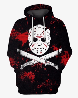 3d Jason Voorhees Friday The 13th Hoodie, HD Png Download, Transparent PNG