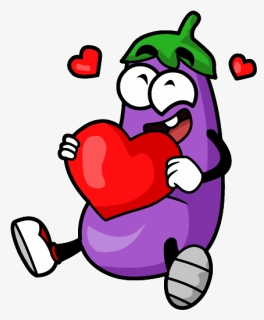 Eggplant Emoji Png, Transparent Png, Transparent PNG