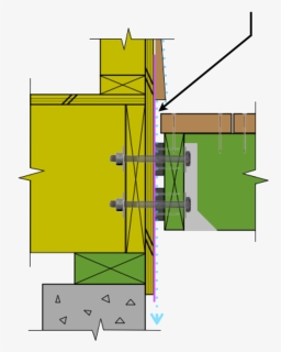 With Deck2wall ® Spacers, HD Png Download, Transparent PNG