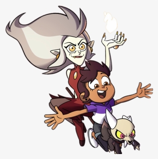 The Owl House Luz With Owl Lady And King, HD Png Download , Transparent ...