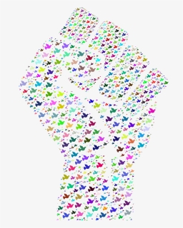 Colorful Fistful Of Doves Clip Arts, HD Png Download, Transparent PNG
